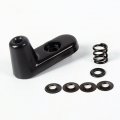 Hecasa Sun Visor Repair Kit For 2003-2006 Jeep Wrangler Replacement 5hd801x9ac 5hd811x9ac 5jm141x9ab 5jm151x9ab Aluminium Alloy 