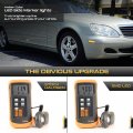 Vipmotoz Full Led Strip Side Marker Lights Fender Parking Lamps Compatible With 2000-2006 Mercedes-benz S Class W220 S350 S430