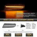 Vipmotoz Full Led Strip Side Marker Lights Fender Parking Lamps Compatible With 2000-2006 Mercedes-benz S Class W220 S350 S430
