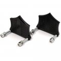 Httmt- Us-tghd-had005-0 39 -bk- Chrome-e-o Black Contrast 0 Fender Spacer For H-d Baggers 26 30 49mm Lowers See Fitment
