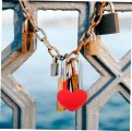 Veemoon Heart Lock Wedding Decorations For Ceremony Wishing Anniversary Wish Padlock Symbol Metal Concentric Zinc Alloy Lovers