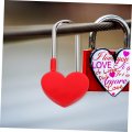 Veemoon Heart Lock Wedding Decorations For Ceremony Wishing Anniversary Wish Padlock Symbol Metal Concentric Zinc Alloy Lovers