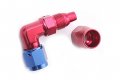 Autobahn88 Aluminum Anodized Forged Swivel Elbow Hose End Fitting 90-degree An6 Blue Red