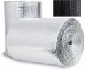 Reflective Silver Black Double Bubble Insulation Roll 4x50 R8-24 
