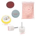 Glass Polishing Kit Scratch Removal Set Ceric Dioxide Abrasive Discs Polish Pad Felt For Windows Mirrors Windshields And