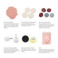 Glass Polishing Kit Scratch Removal Set Ceric Dioxide Abrasive Discs Polish Pad Felt For Windows Mirrors Windshields And