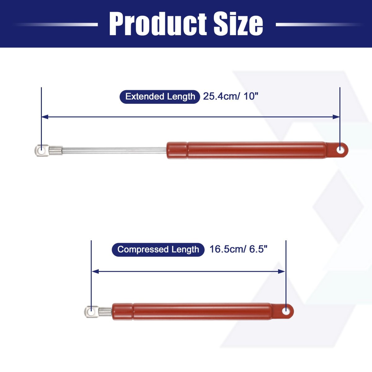 2 Pcs 10 In 70lb 312n Red Lift Support Struts Universal Gas Spring Shocks For Rv Car Truck Boat Window Cabinet Door Cover Lids