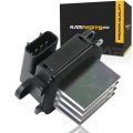 Front Blower Motor Resistor For Ford Police Interceptor Utility 2013 To 2022 With Automatic Temperature Control Replaces