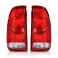 Pair Rear Tail Lights W O Bulbs Wire Harness Fit Ford F150 Stepside 1997-2004 F250 1997-1999 F350 F450 F550 Super Duty 