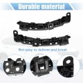 X Autohaux 1 Pair Front Left And Right Bumper Bracket For Honda Cr-v 2017-2020 71198-tla-a01 Plastic Black