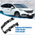 X Autohaux 1 Pair Front Left And Right Bumper Bracket For Honda Cr-v 2017-2020 71198-tla-a01 Plastic Black