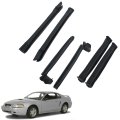 Rubber Convertible Top Black Weatherstrip Seals Replacement For Mustang 2001-2004 