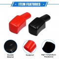 Vekauto 1 Pair Battery Terminal Insulation Covers 18mm 0 71 Car Positive Negative Post Cap Universal For Motorcycle Truck