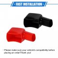 Vekauto 1 Pair Battery Terminal Insulation Covers 18mm 0 71 Car Positive Negative Post Cap Universal For Motorcycle Truck