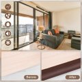 16 4 Feet Weather Stripping Adhesive Seal Strip Door Draft Stopper Bottom Tape For Window Gap Winter Insulation 35mm White