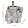Qiilu Power Steering Pump 21-5875 Fit For993 1994 1995 1996 1997 Geo Prizm 1993 Corolla 1 6l 1 8u Power Steering Pump 21-5875