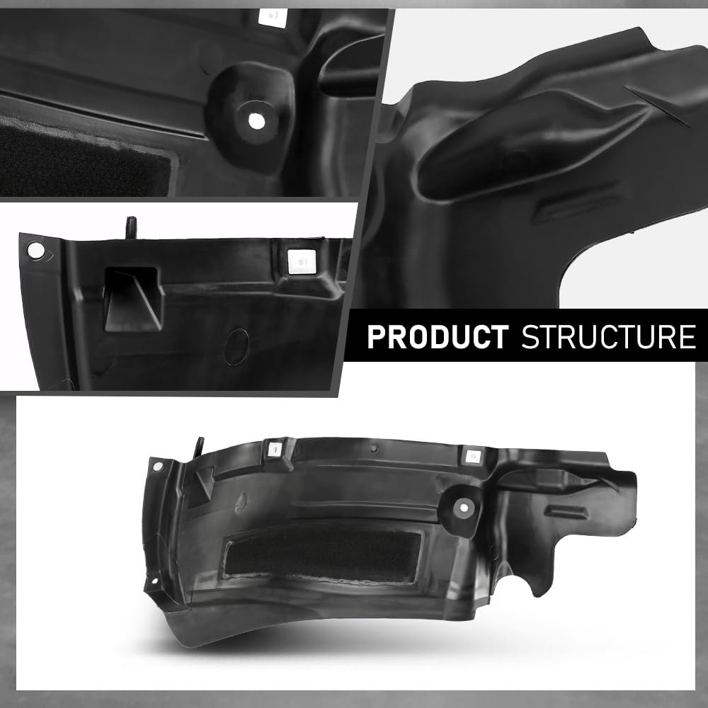 Front Left Fender Liner Wheel Spoiler For Audi A7 Quattro 2012 2015 S7 2013 Part Number 4g8853887c Black Pp Material