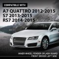 Front Left Fender Liner Wheel Spoiler For Audi A7 Quattro 2012 2015 S7 2013 Part Number 4g8853887c Black Pp Material