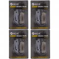 Niche Brake Pad Set For Honda St1100 Pc800 Suzuki Gsx250r Kawasaki Versys 650 Front Rear Organic 4 Pack