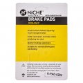 Niche Brake Pad Set For Honda St1100 Pc800 Suzuki Gsx250r Kawasaki Versys 650 Front Rear Organic 4 Pack