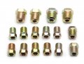 Hifrom Copper Nickel Brake Line Tubing Kit 3 16 Od 25 Feet Coil Roll All Size Fittings Replacement And Fitting 2 Set