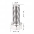 Uxcell 3 8-16x1 Hex Bolts 304 Stainless Steel Hexagon Screw Bolt 5pcs