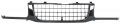Evan-fischer Grille Assembly For 1993-1997 Isuzu Rodeo Gloss Black Shell And Insert 