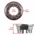 Caltric Rear Axle Nuts Compatible With Honda Recon 250 Trx250 2x4 1997-2001 42311-hm8-000