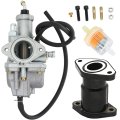 Carburetor For Yamaha Timberwolf 250 1992-2000 Yfb250fw Carb Yfb250 With Intake Manifold Boot Kit 