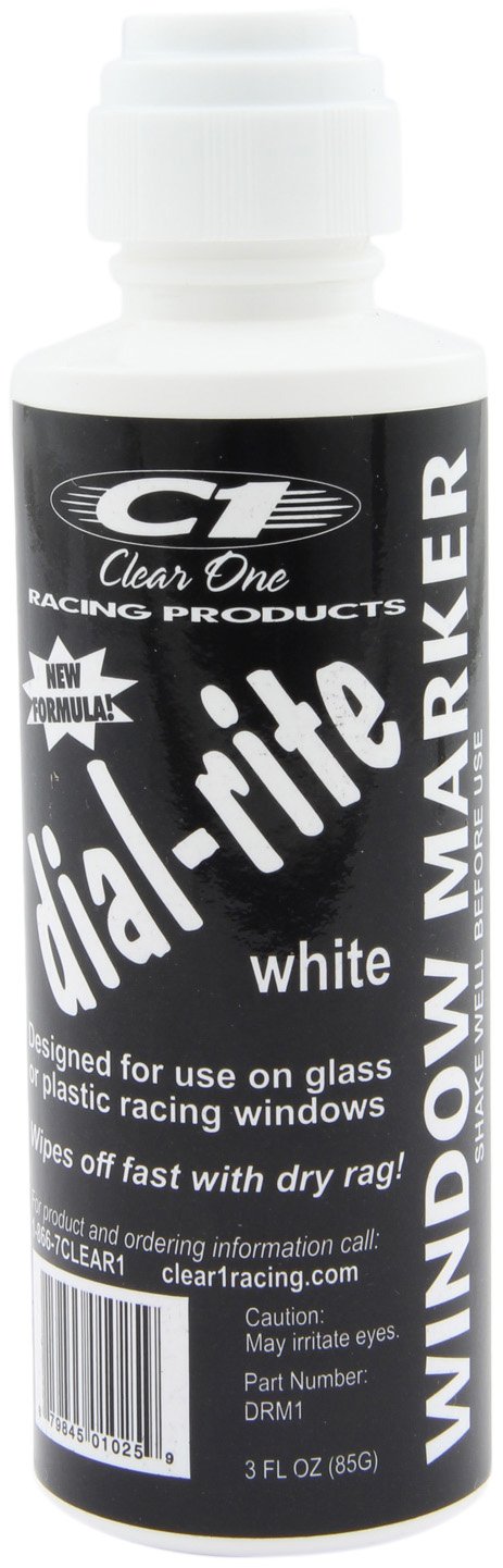 Clear One Drm1 Dial-rite White Window Marker 3 Oz
