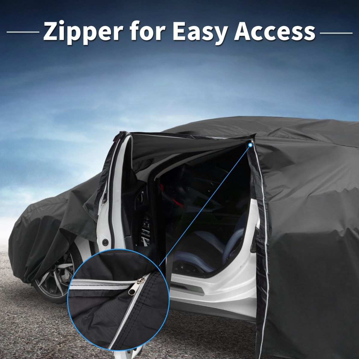 Car Cover For Honda Civic Sedan Coupe 1991 2025 210d Pu Outdoor Full All Weather Waterproof Windproof Sun Rain Snow Protection