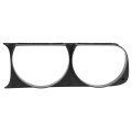 Hecasa Right Headlight Bezel For 2008-2014 Dodge Challenger Replacement Ch2511100 68051526aa Black Headlamp Trim Passenger Side 