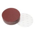 8 Hook And Loop Sanding Discs 40 Grit Aluminum Oxide Sandpaper For Random Orbit Sander Wood Metal Dry Polishing 45pcs