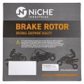 Niche Front Brake Rotor For Kawasaki Suzuki Boulevard Vulcan 1500 1600 Ninja Zx9r Zx12r Zx7r Zx7 41080-1511-5d 2 Pack