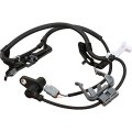 Aip Electronics Abs Anti-lock Brake Wheel Speed Sensor For 2007-2012 Toyota And Lexus Front Right Passenger Fit Abs592 