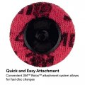 Scotch-brite Precision Surface Conditioning Disc Roloc Tr Very Fine Ceramic Nonwoven Fiber Easy Change 1 In 50 Inner 200 Case