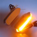 Httmt Led Signal Mirror Block Off Base Plate Chrome Compatible With Suzuk 05-08 Gsxr1000 06-12 Gsxr600 750
