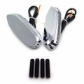 Httmt Led Signal Mirror Block Off Base Plate Chrome Compatible With Suzuk 05-08 Gsxr1000 06-12 Gsxr600 750
