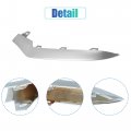 X Autohaux 1pcs Front Left Side Car Chrome Plated Bumper Trim A2128852774 For Mercedes Benz E-class W212 E250 E350 E400 E500