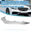 X Autohaux 1pcs Front Left Side Car Chrome Plated Bumper Trim A2128852774 For Mercedes Benz E-class W212 E250 E350 E400 E500
