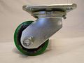 3-1 4 X 2 Swivel Caster Low Profile Polyurethane Wheel On Steel Hub 600lb 
