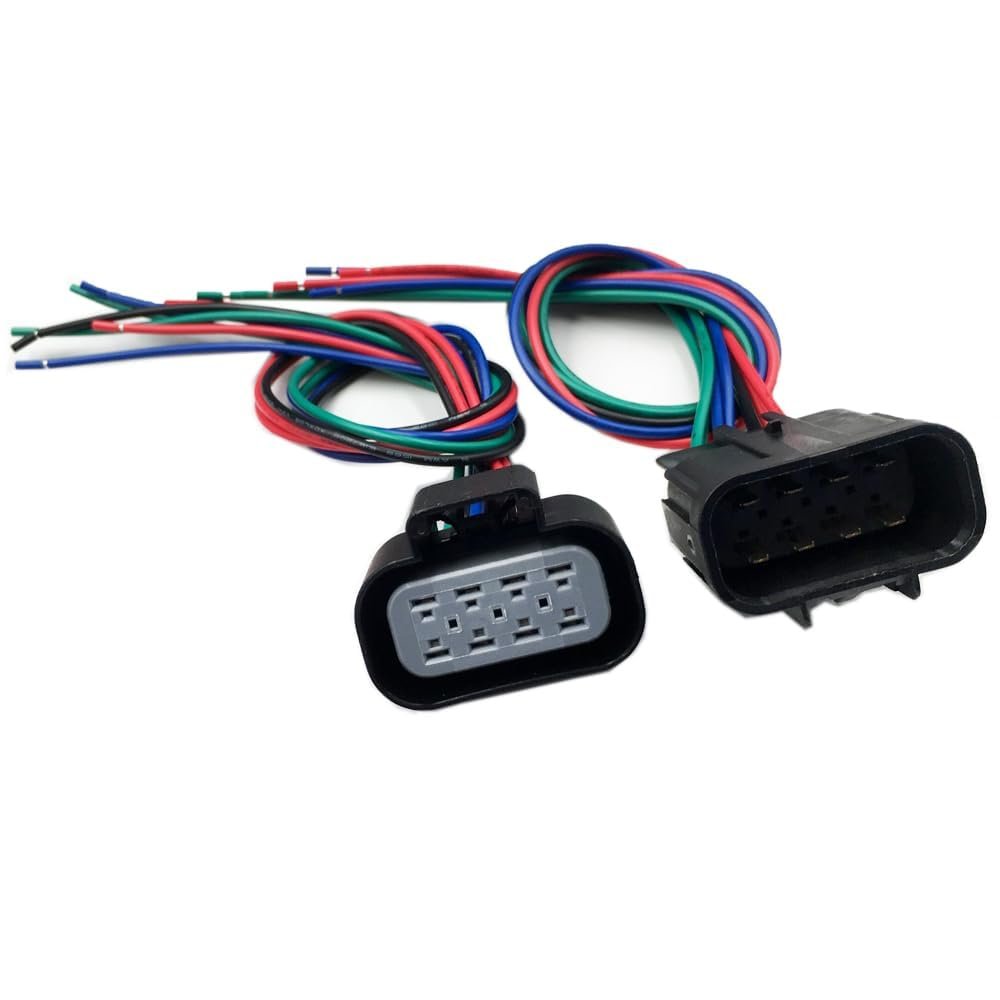 Male And Femail 8 Pin Headlights Connector Harness Wire For Volvo Vnl 2004a 2018 82329124 82329127 Pigtail Plug