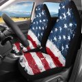 Xyzcando Fire Water Rugby Print Auto Seat Covers For Fronts Only Washable Universal Car Interior Accessories 2 Pack Non Slip