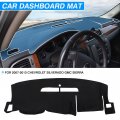 Cartist Custom Fit For Dashboard Cover 2007-2013 Chevy Chevrolet Silverado 1500 2500hd 3500hd Ls Lt Wt Gmc Sierra Sl Sle Dash