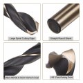 Uxcell 2pcs Jobber Drill Bits 11mm 0 433 Black Nitride Gold Titanium Coated M2 High Speed Steel Hss Twist For Stainless