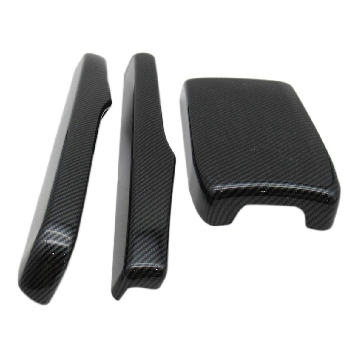 Car Armrest Box Cover Replacement For Honda Civic Ex-t Coupe 2 Door 1 5l Carbon Fiber Look Abs Plastic Center Console Protector