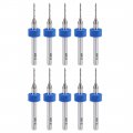 Uxcell Pcb Drill Bits 0 9mm Tungsten Carbide Rotary Tool Jewelry Cnc Engraving Print Circuit Board Micro 1 8 Inch Shank 10 Pcs