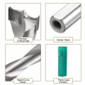 Uxcell Brad Point Drill Bits For Wood 12mm X 68mm Right Turning Carbide Woodworking Carpentry Drilling Tool