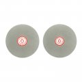 Uxcell 8-inch 240-grit 400-grit Diamond Coated Flat Lap Wheel Grinding Sanding Polishing Disc 2pcs