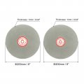 Uxcell 8-inch 240-grit 400-grit Diamond Coated Flat Lap Wheel Grinding Sanding Polishing Disc 2pcs